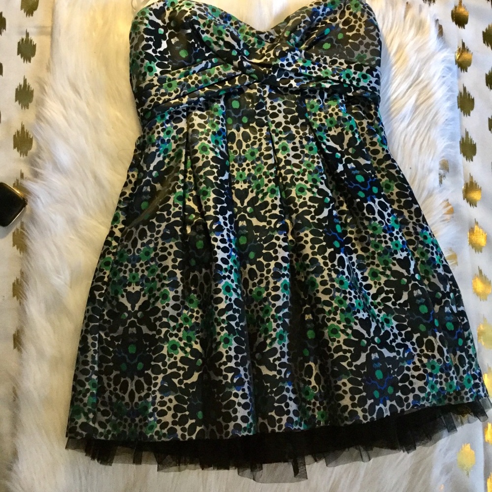 BCBGMaxazria STRAPLESS COCKTAIL DRESS